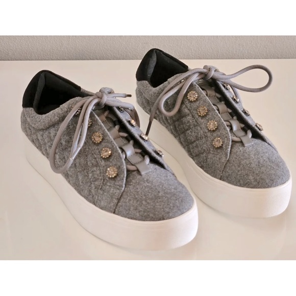 KURT GEIGER WOMEN'S LONDON LIVIAH COMFORT SHOES GREY EUR 40.5 US 9.5 NEW IN BOX - Picture 2 of 12